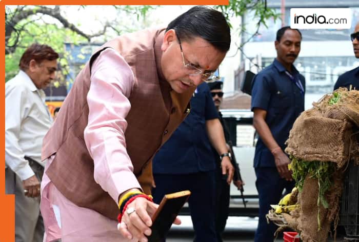 Uttarakhand CM Dhami steps out of meeting to inspect ground reality