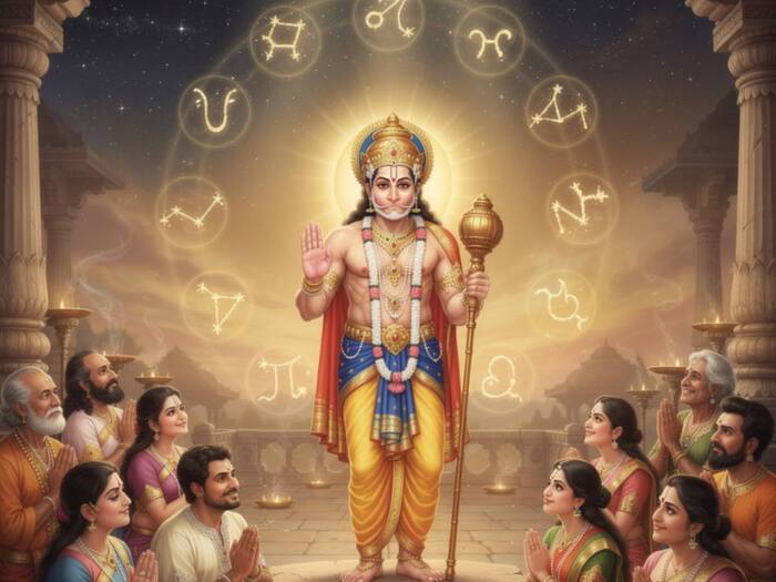 Astrology hanuman blessing