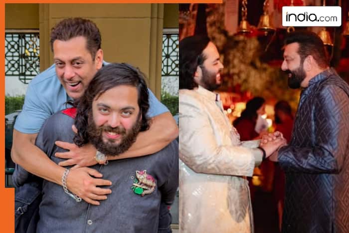 Anant Ambani birthday: Salman Khan climbs on Mukesh Ambani's son; Sanjay Dutt says 'Be the same' - See posts