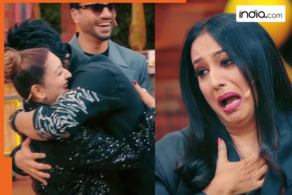Krushna Abhishek hugs 'maami' Sunita Ahuja in emotional moment, Kashmera says 'I am sorry' - Watch