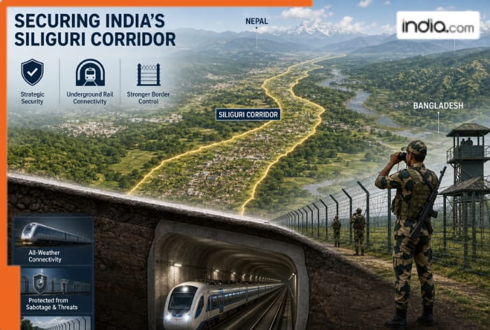 India-Bangladesh Siliguri Corridor train- Representational AI image