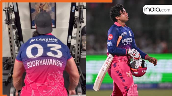 Watch: WWE superstar Drew McIntyre rocks in Vaibhav Sooryavanshi's shirt, writes THIS in viral video