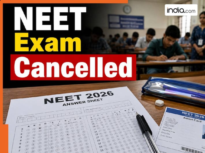 NEET UG 2026 Exam: पेपर लीक के बाद नीट परीक्षा रद्द, सीबीआई करेगी जांच