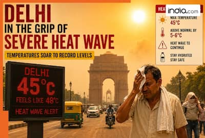 IMD issues severe heat wave alert for Delhi with temperature reaching 45  degrees Celsius