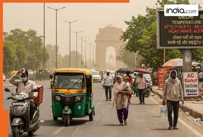 Temperature touches 45 degrees in Delhi at several stations; IMD says likely to rise further