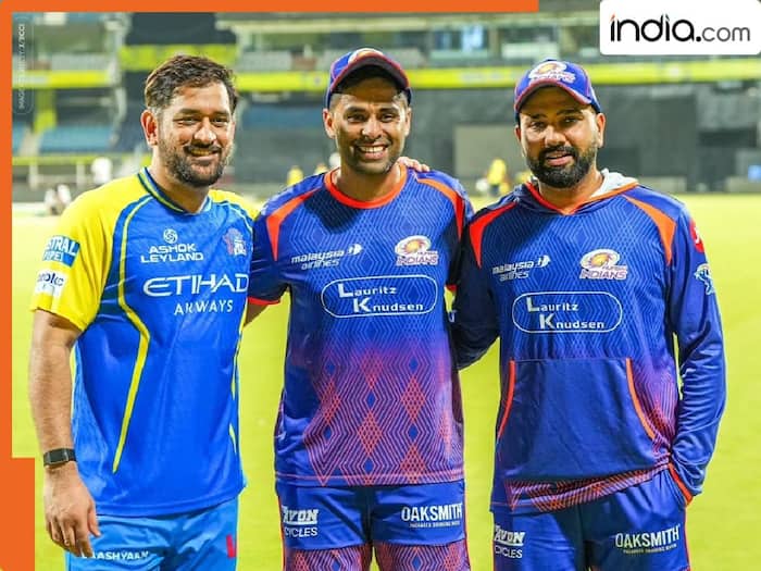 Suryakumar Yadav reacts to posting a picture with MS Dhoni and Rohit Sharma