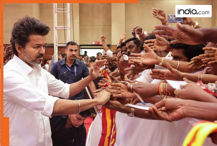 Tamil Nadu Election Results 2026: Thalapathy Vijay’s astrologer Radhan Pandit visits his home with bouquet as TVK creates history, video goes viral