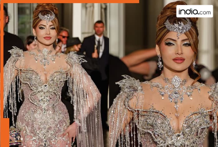 Cannes 2026: Urvashi Rautela’s royal-inspired JoliPoli gown moment steals spotlight on red carpet- Watch Video