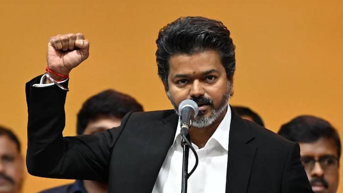 Tamil Nadu CM Vijay’s in-flight photo moment goes viral among fans, fans call her lookalike of THIS star cricketer's wife