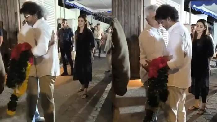 Tamil Nadu CM Vijay gets accompanied by rumoured girlfriend Trisha Krishnan as they pay respects to Ajith Kumar’s mother Mohini Mani, video goes viral