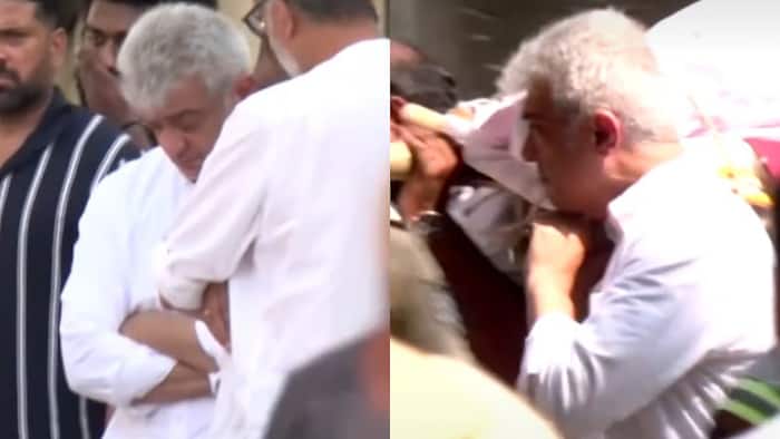 Ajith Kumar breaks down during mother Mohini Mani’s funeral in Chennai; video goes viral