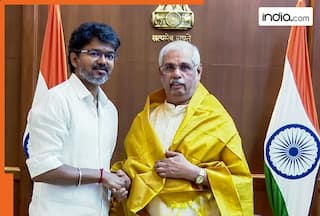 Vijay formally stakes claim to form government after meeting governor in Tamil Nadu