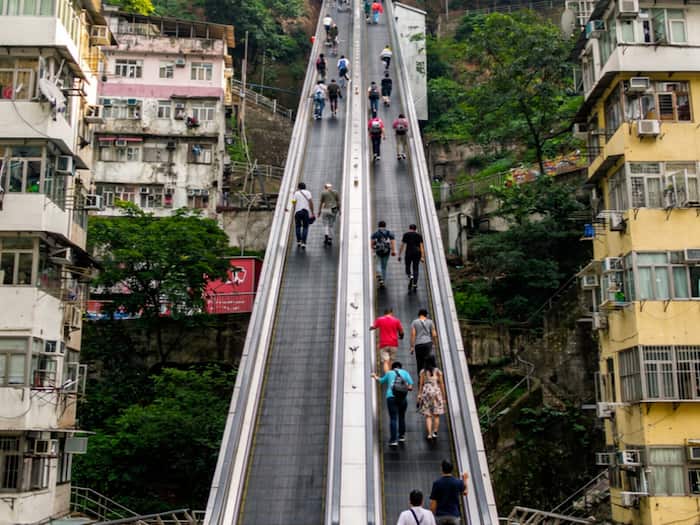 Wushan escalator