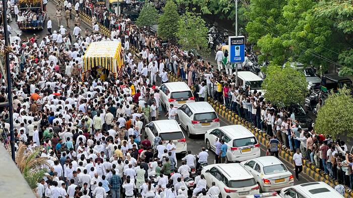 Vijay Rupani s Last Rites Held with State Honours in Rajkot