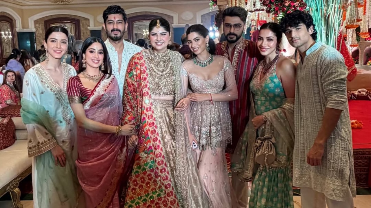 Anshula Kapoor and Rohan Thakkar’s pre-wedding festivities begin; Arjun, Janhvi, Shanaya Kapoor join the celebrations- See Pics
