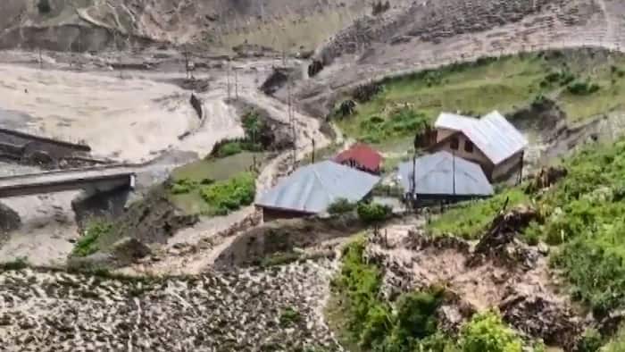 Cloudburst triggers flashfloods in Bandipora, dozens of houses damaged in North Kashmir | Video
