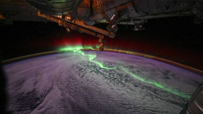 ISS Aurora Images