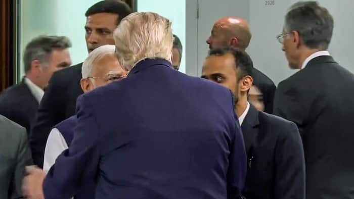 Warm handshake, shared seating: PM Modi and Trump meet at G7 Summit in France