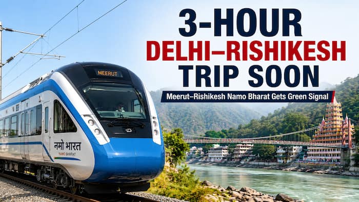 Delhi to Rishikesh in 3 hours: Good news for travellers as Meerut-Rishikesh Namo Bharat train extension approved | Check route details and top speed