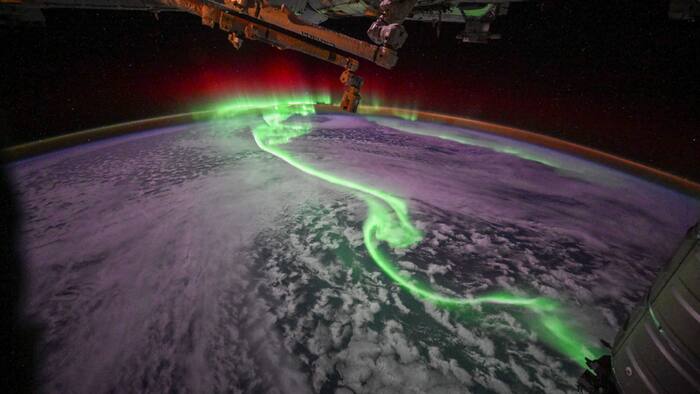 Northern Lights from Space
