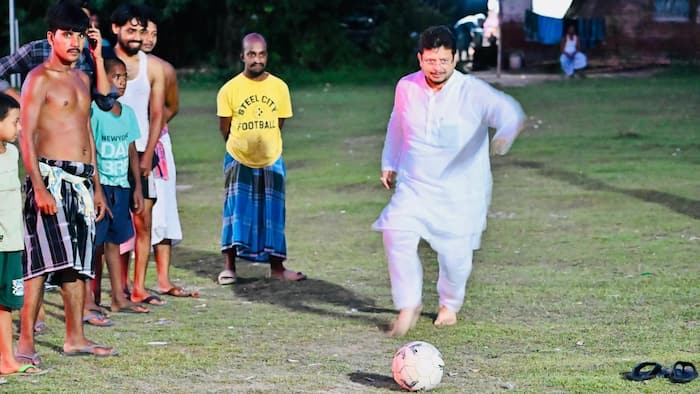 Ritabrata Banerjee Playing Football