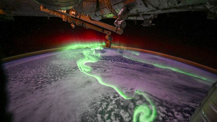Space Green lights