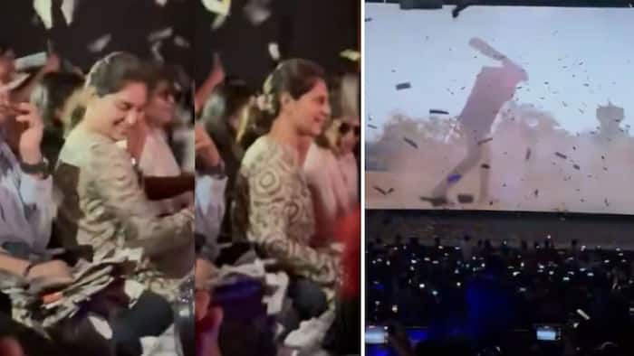 As Peddi releases, Ram Charan’s wife Upasana Konidela enthusiastically cheers for him, and it’s a cute video