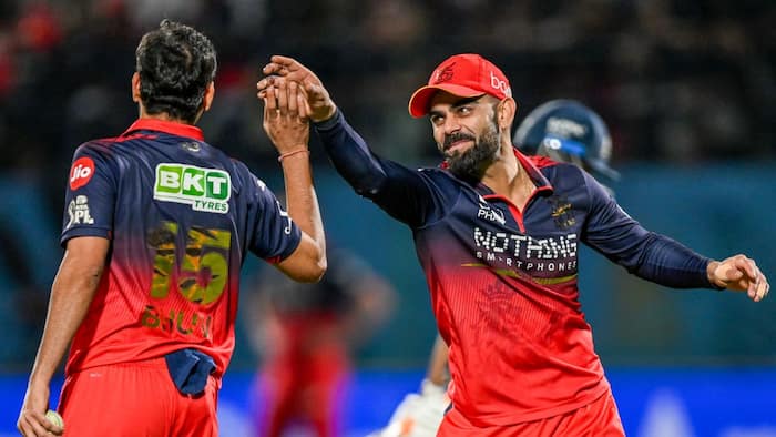 Watch: Virat Kohli and Bhuvneshwar Kumar doing the 'Kikli' dance during RCB's IPL 2026 title celebrations