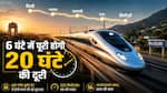 दिल्ली से सिलीगुड़ी अब सिर्फ 6 घंटे में! रेलवे का मेगा प्लान, जानें किन-किन शहरों को कवर करेगा बुलेट ट्रेन कॉरिडोर