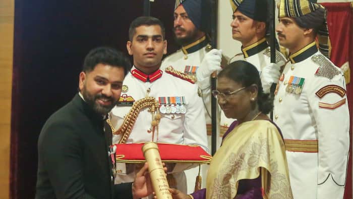 Rohit sharma gets padma shri award
