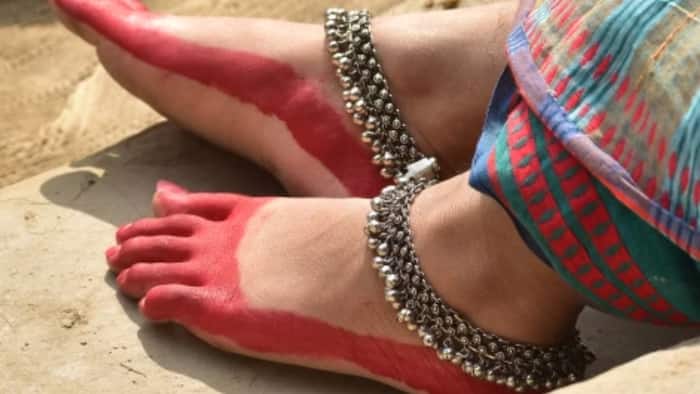 Silver payal
