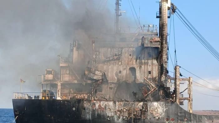 Cruise missile attack on Indian vessel 2
