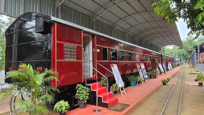 Indian railway saloon coach