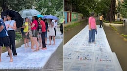 When you dont have time for adventure, it comes to your doorstep: IIT Roorkee students find creative ways to travel around campus after heavy rains | Viral