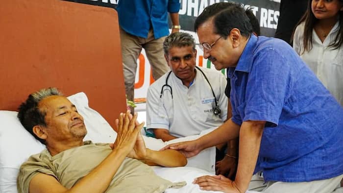 'You will meet 2014-like fate': Arvind Kejriwal's warning to govt as he meets Sonam Wangchuk at Jantar Mantar, proposes his name as Education Minister