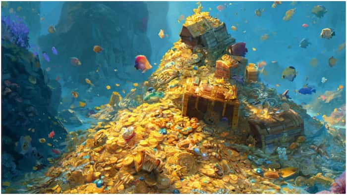 Record breaking gold reserve Pacific Ocean