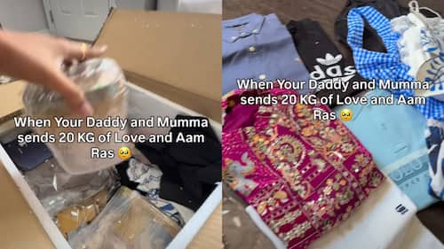 More than a parcel: Indian parents send 20 kg parcel to daughter in Canada containing... | Viral