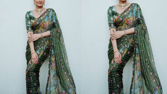Green sarees