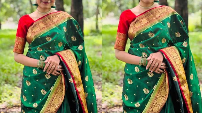 Green sarees