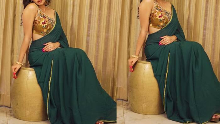Green sarees