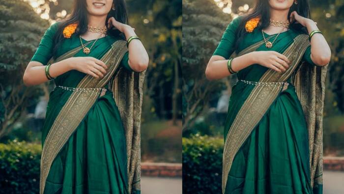 Green sarees