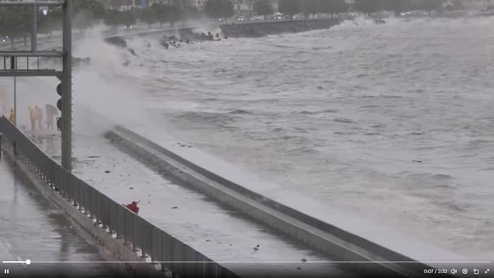high tide
