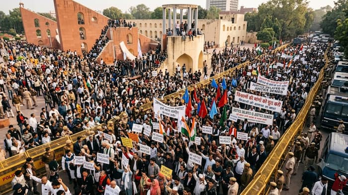 Jantar Mantar protest site history