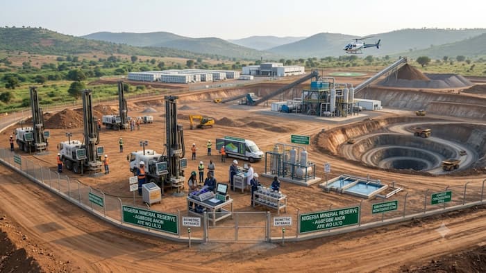 Nickel copper gold deposit
