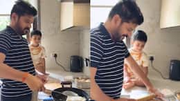 WATCH: On special demand Telangana CM Revanth Reddy turns chef for the day, makes puris for grandson; Heartwarming video wins internet