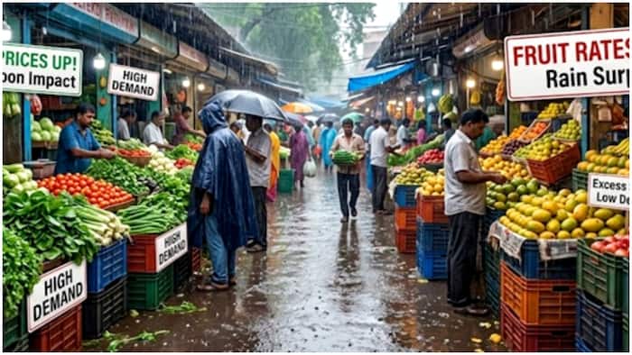 vegetables, fruits price