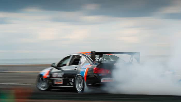 White smoke from car