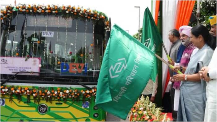 Good news for Delhi residents as CM Rekha Gupta flags off 50 new zero-emission electric buses