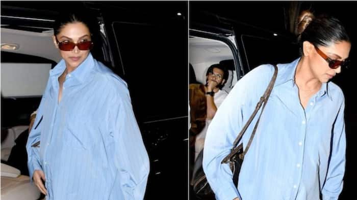 Deepika Padukone flaunts baby bump in rare outing with daughter Dua; Ranveer Singh comes to drop them at airport - Watch