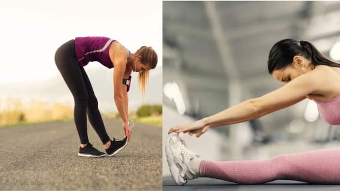 Hamstring stretch